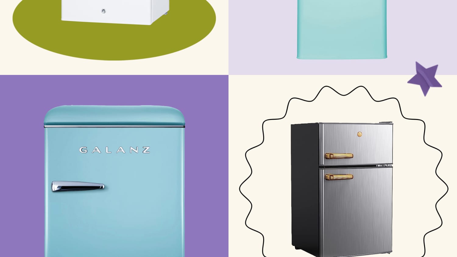 7 Dorm Mini Fridges That Double As Cute Decor | Dorm Therapy, image size:1500x844