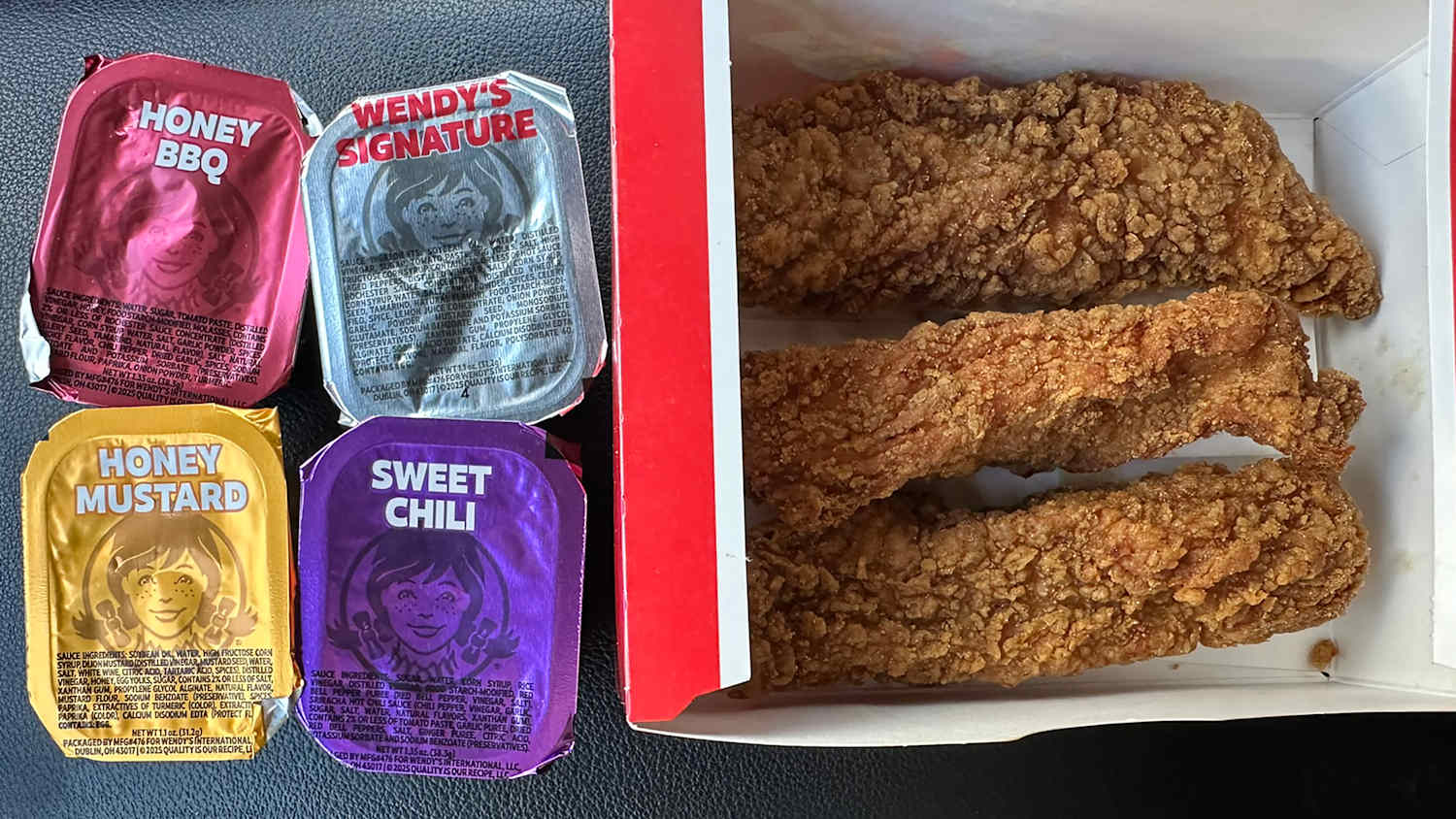 I Tried Wendy's New Chicken Tendys & Dipping Sauces | Dorm Therapy
