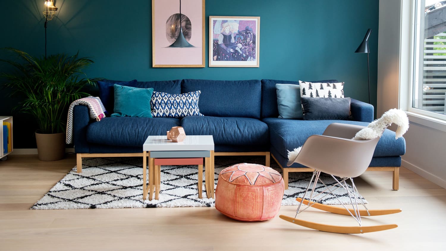Side tables as online coffee table
