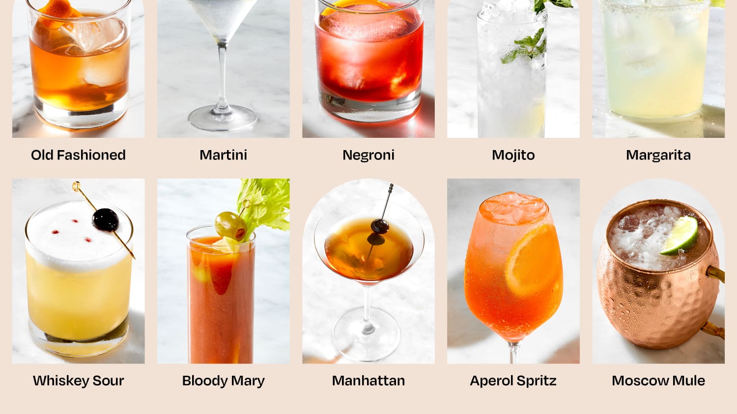 The 10 Classic Cocktails You Should Know Know How to Make | The Kitchn