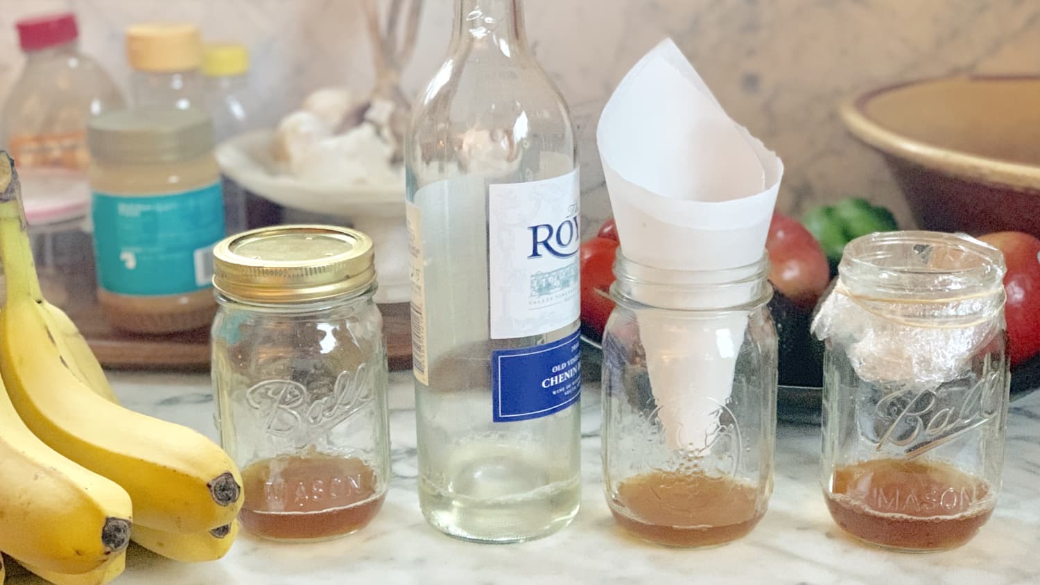 glass fly trap bottle