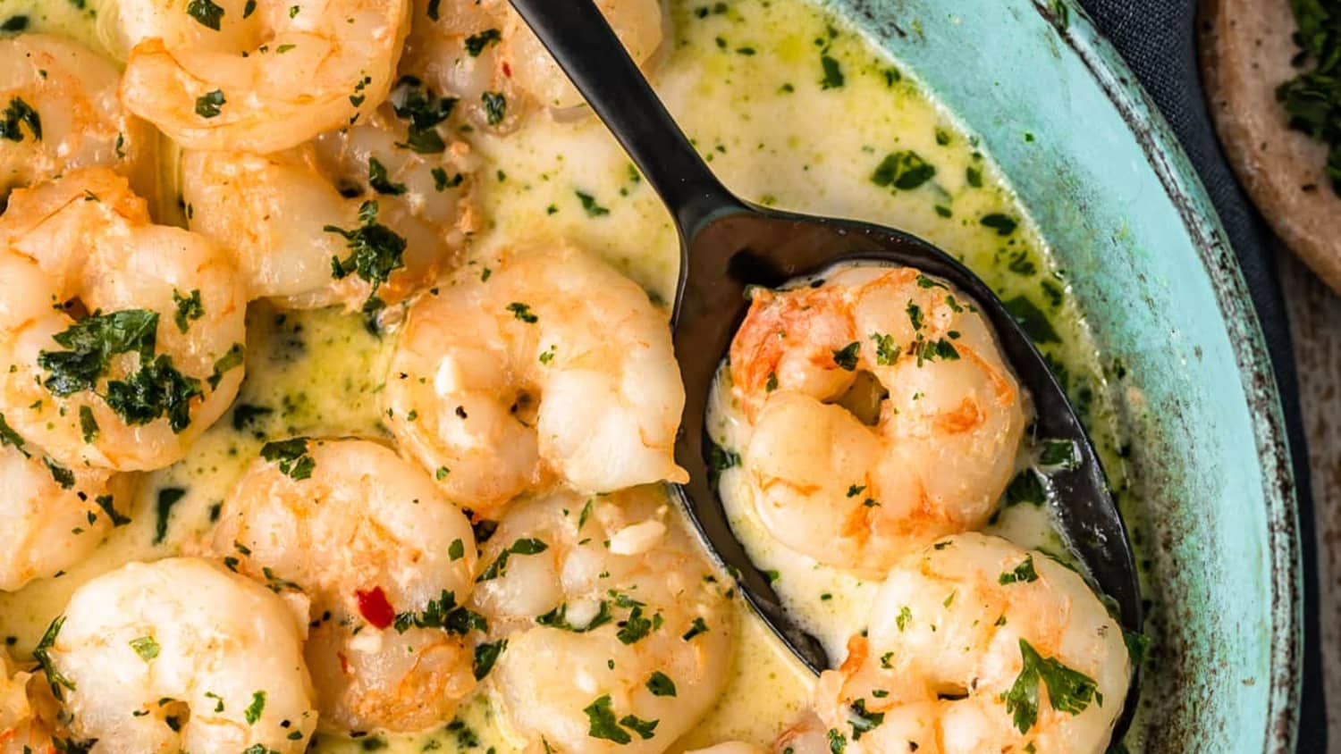 Creamy Garlic Shrimp (spicy) Recipe - The Cookie Rookie®