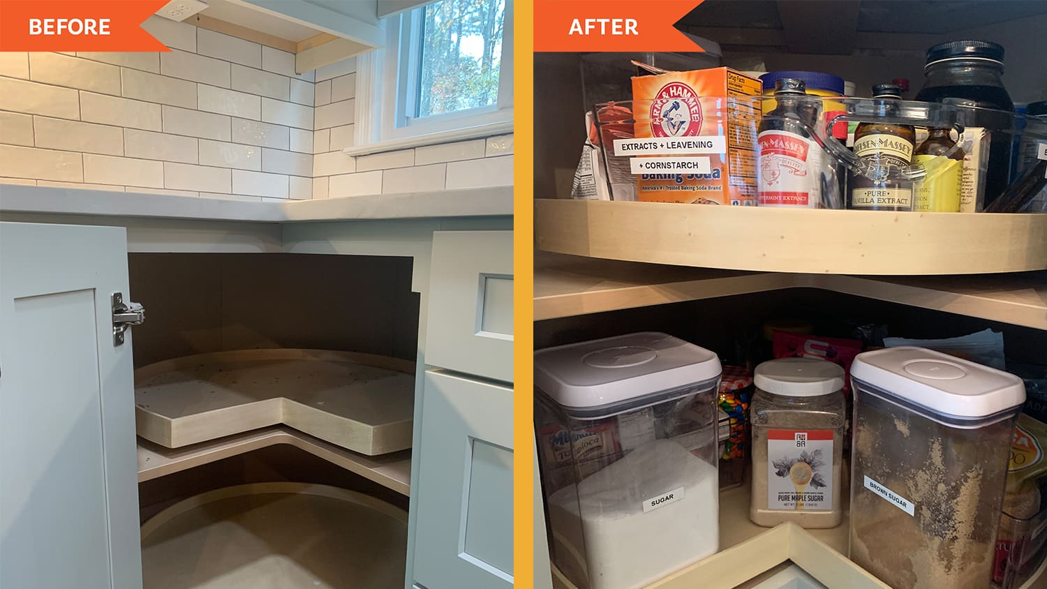 https://cdn.apartmenttherapy.info/image/upload/f_jpg,q_auto:eco,c_fill,g_auto,w_1500,ar_16:9/k%2FEdit%2F2022-01-PattyC-Before-And-After-Kitchen-Cabinets%2FLazy-Susan-diptych