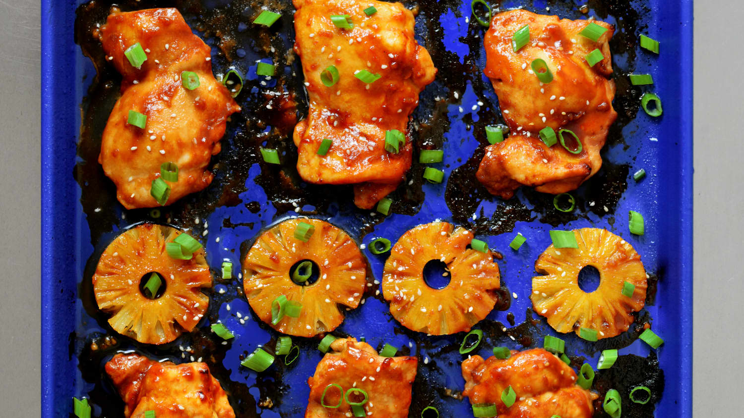 Paleo Sheet Pan Pineapple Chicken Recipe The Kitchn