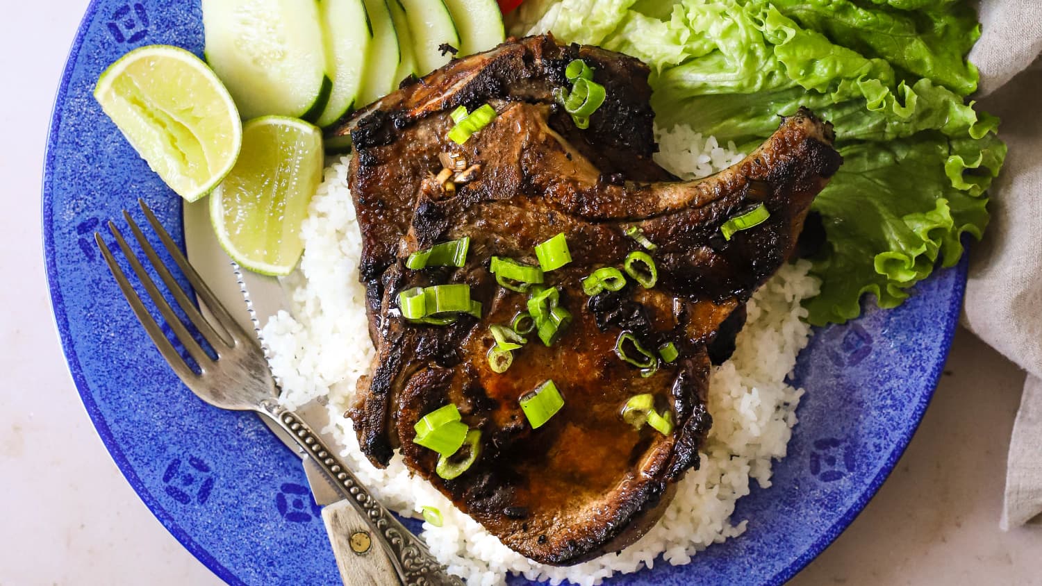 Vietnamese Grilled Lemongrass Pork Chops-image