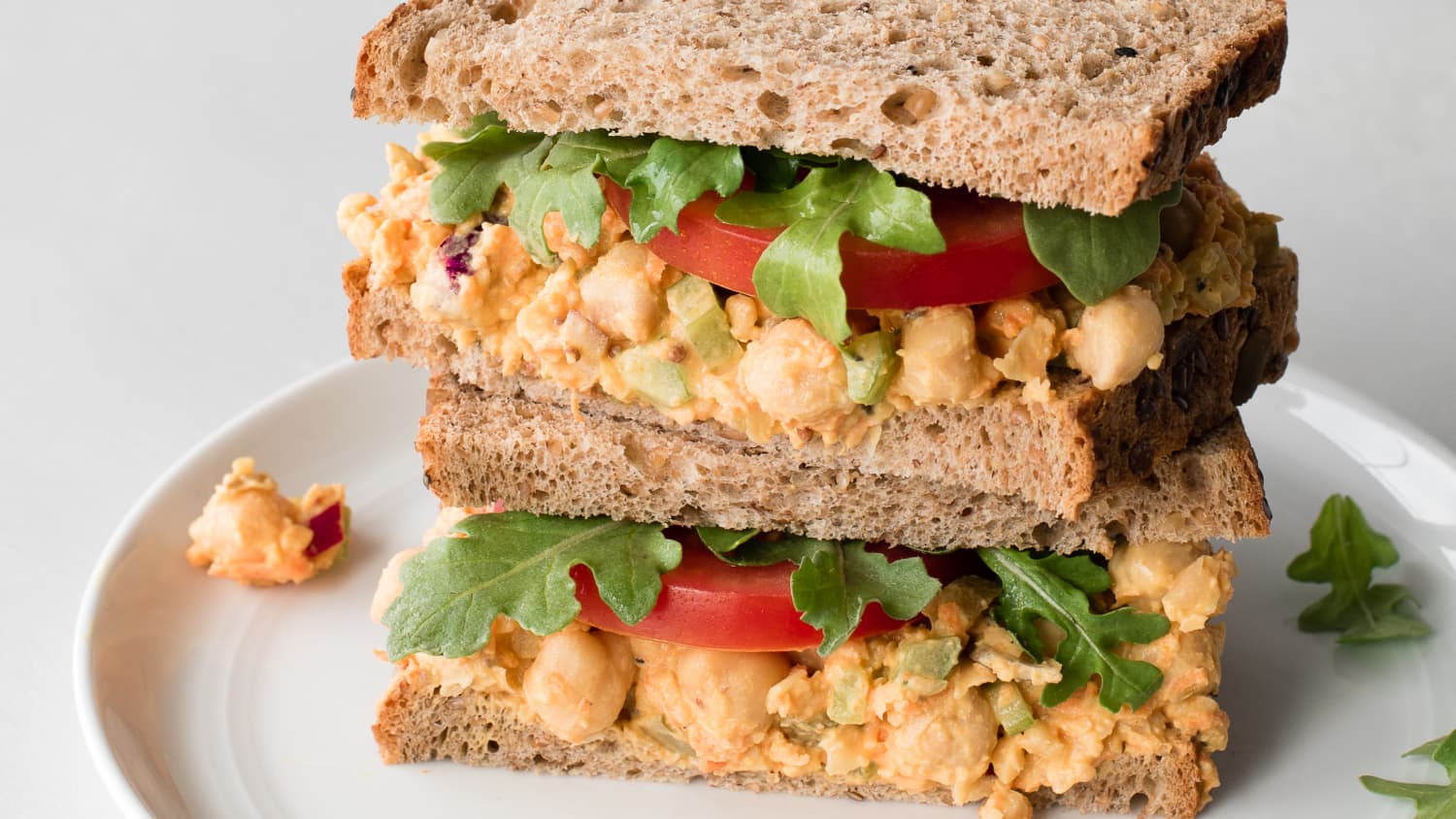 Smashed Chickpea Salad Sandwiches Kitchn