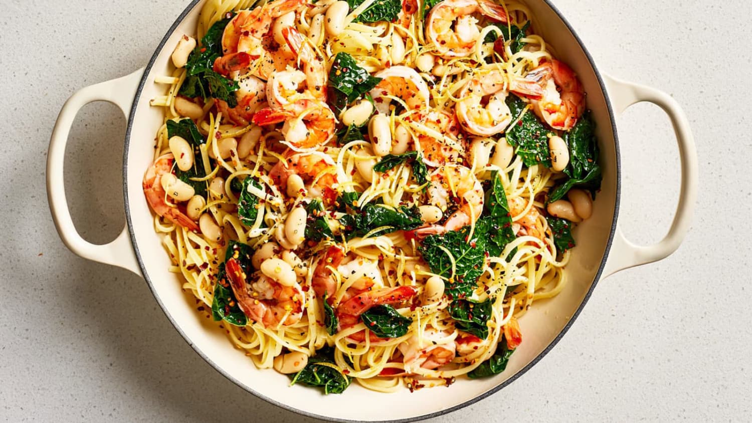 One-Pot Lemon Shrimp Pasta | Recipe Cart | Recipe Cart