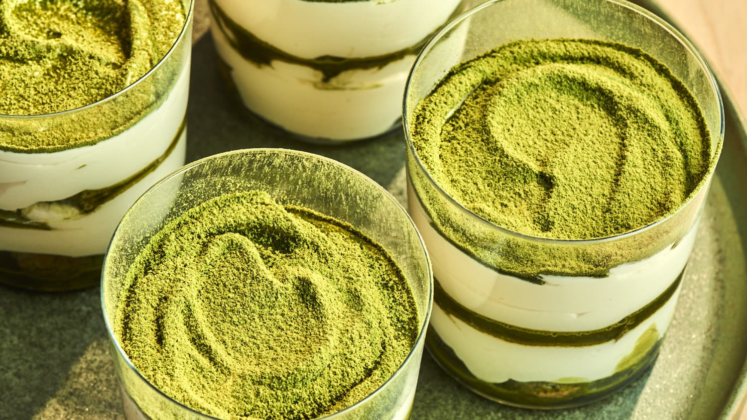 Matcha Tiramisu Cups - Kitchen-by-the-Sea