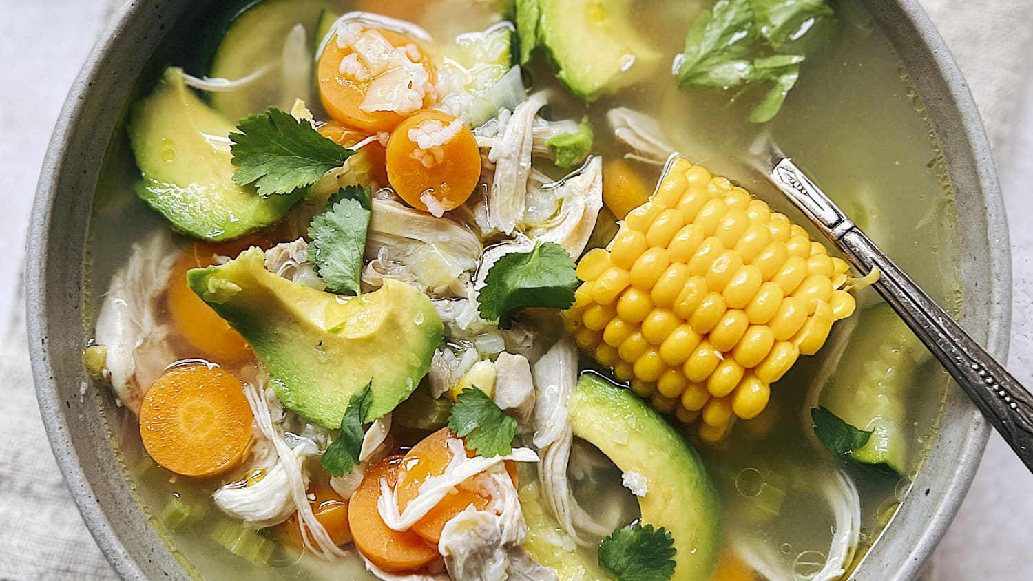 Mexican Chicken Rice Soup (Caldo Cantina) Recipe 