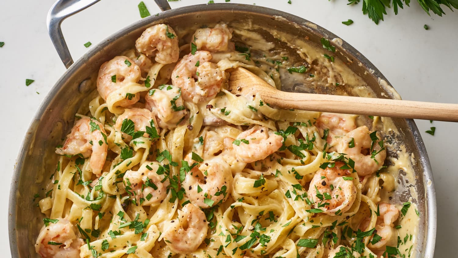 Shrimp Alfredo