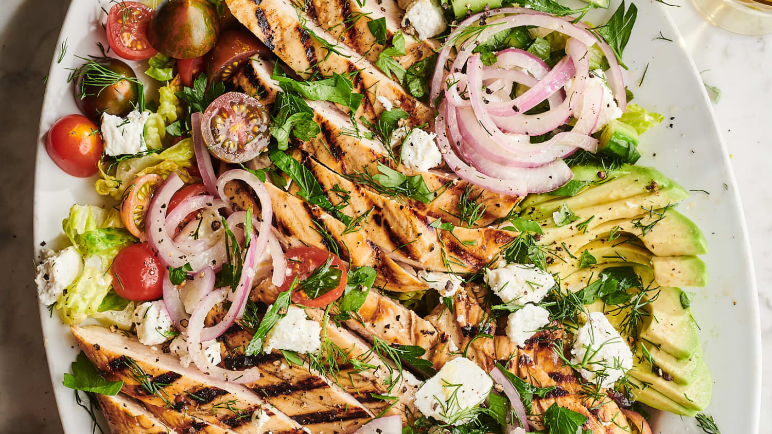 Big, Beautiful Grilled Chicken Salad-image
