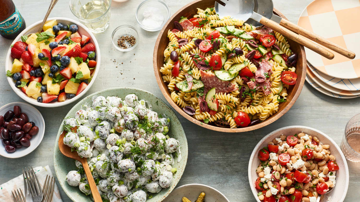 Easy Potluck Salads Pasta Potato Fruit Kitchn