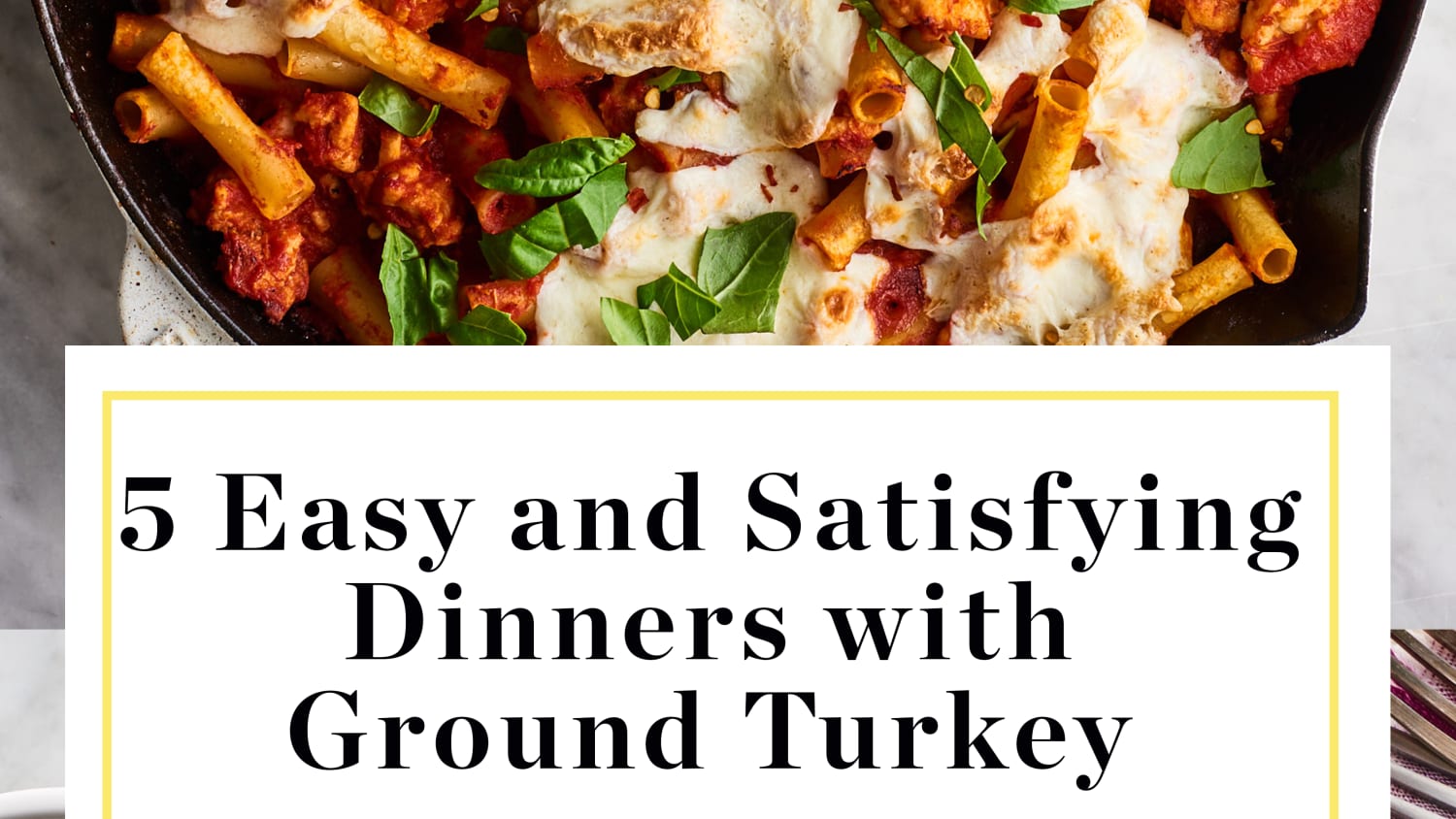 5 Quick Dinners That Start With A Pound Of Ground Turkey Kitchn