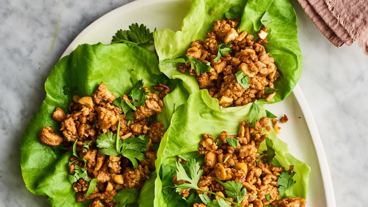 Garlic and Ginger Turkey Lettuce Wraps-image