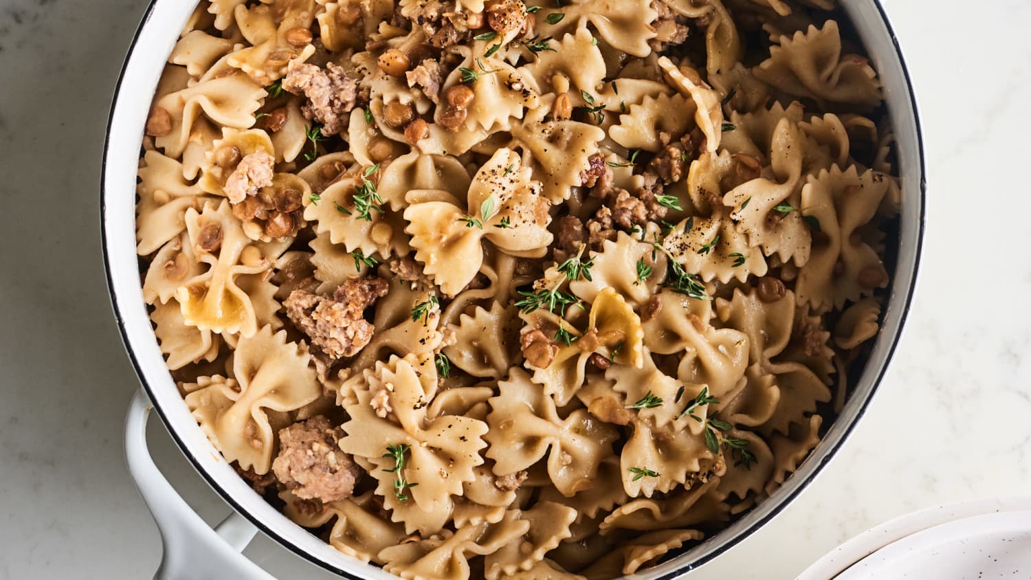 Sausage And Lentil One Pot Pasta Kitchn