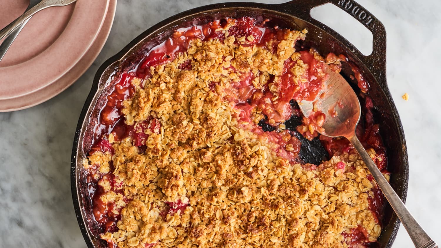 Strawberry Rhubarb Crisp Recipe Kitchn