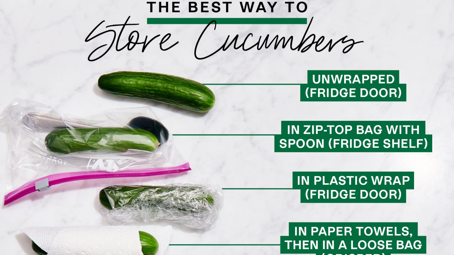 How to Store Cucumbers So They Last