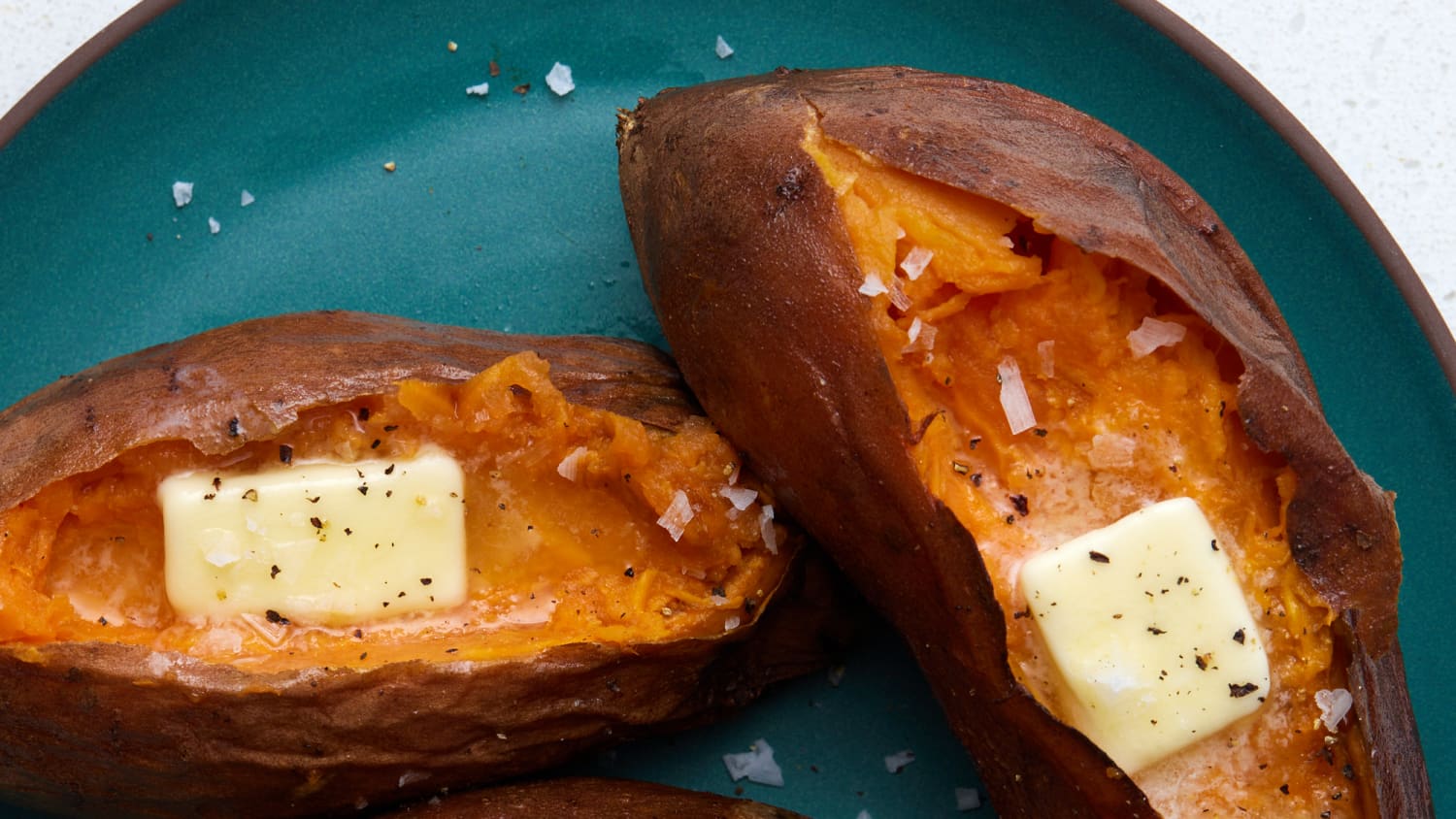 The Best and Quickest Baked Sweet Potatoes - Live Simply