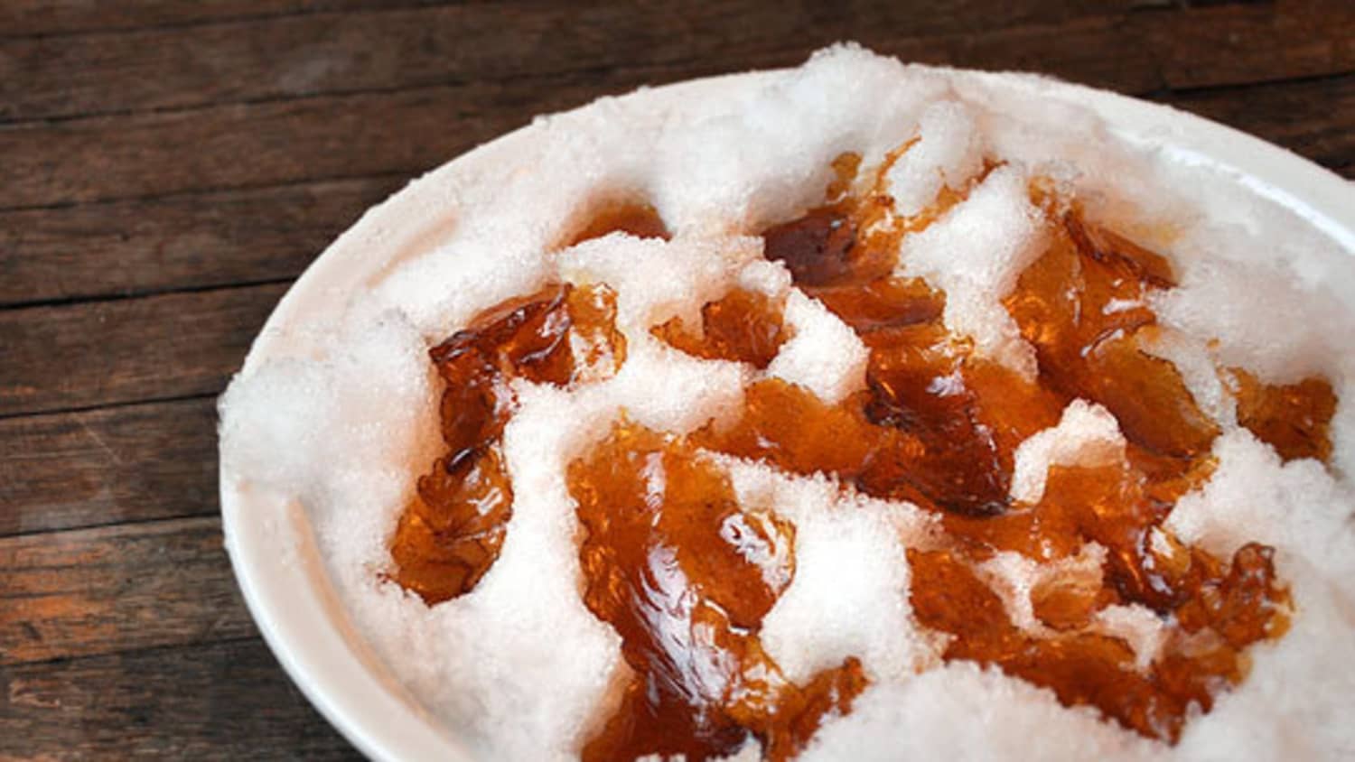 Snow Day Treat How To Make Maple Syrup Taffy Kitchn