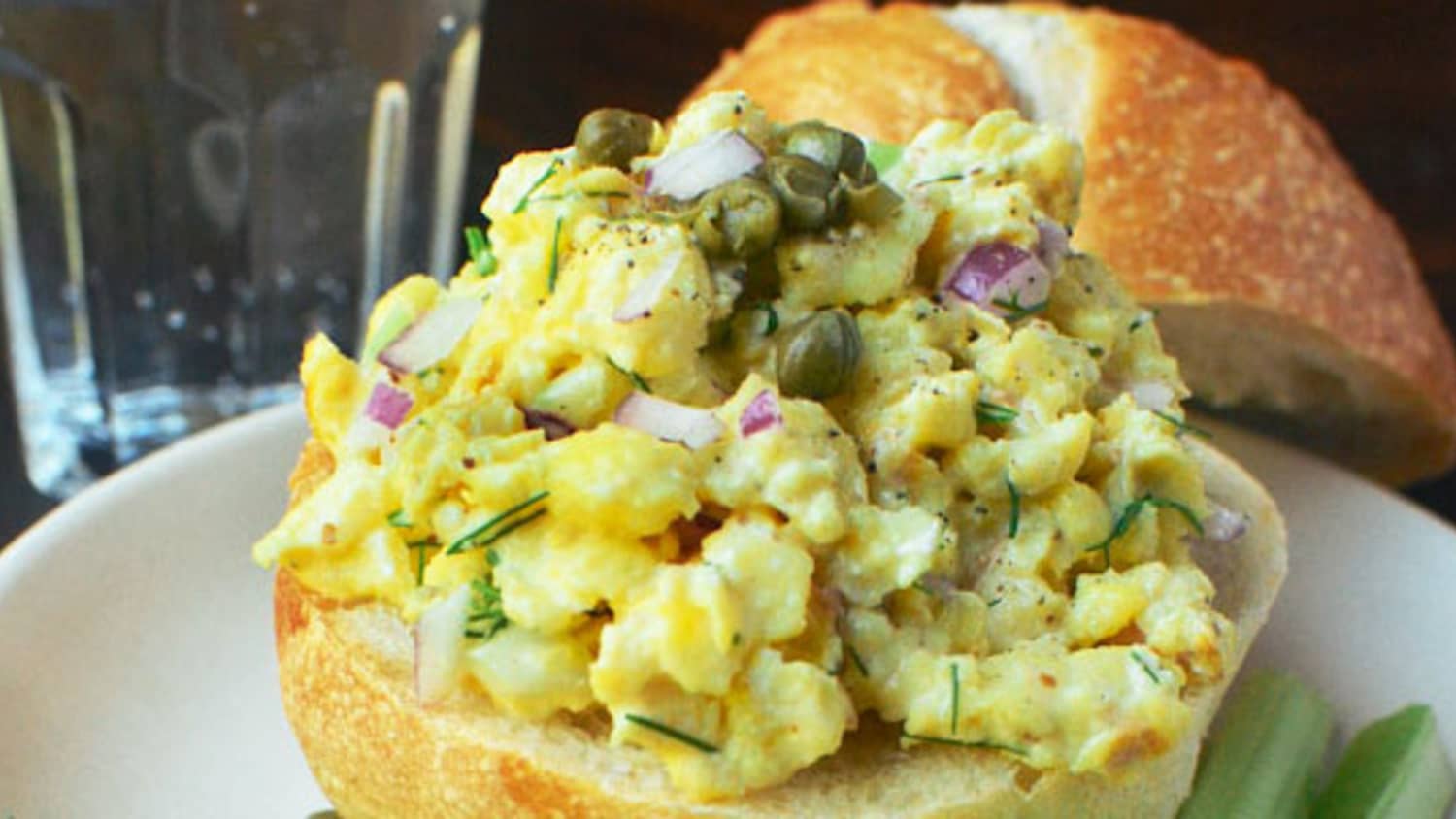 Recipe Quick Easy Scrambled Egg Salad Kitchn