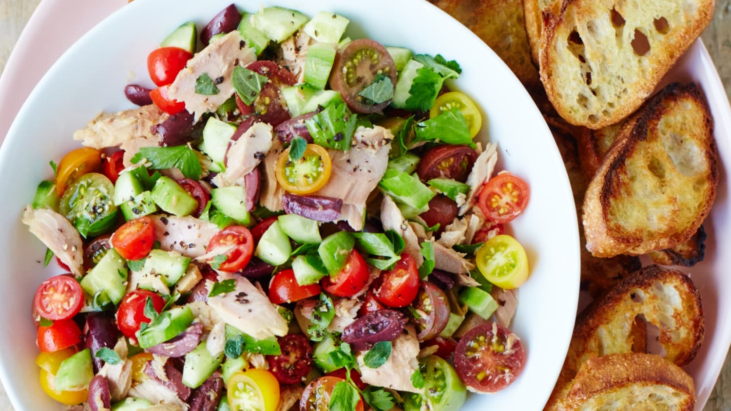 Tuna Greek Salad Blue Jean Chef Meredith Laurence, 56 OFF