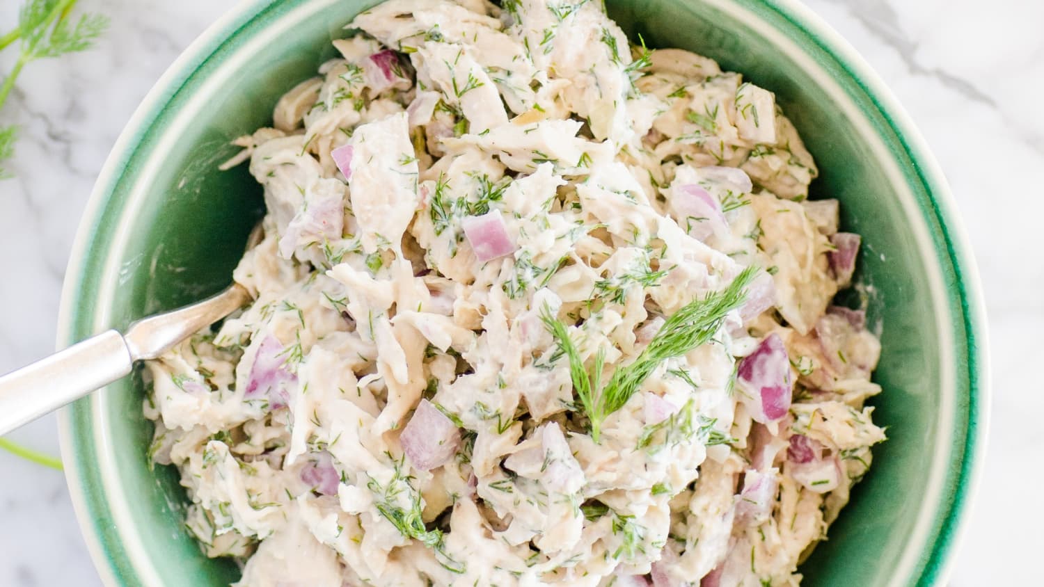 Yogurt Dill Chicken Salad 5 Ingredient Recipe Kitchn