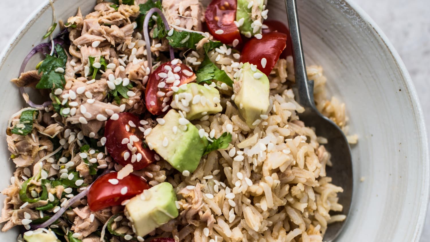 Recipe Low Rent Tuna Poke Bowl Kitchn