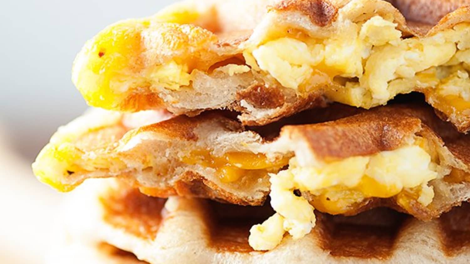 Ham, Egg, and Cheese Stuffed Waffles - How Was Your Day?