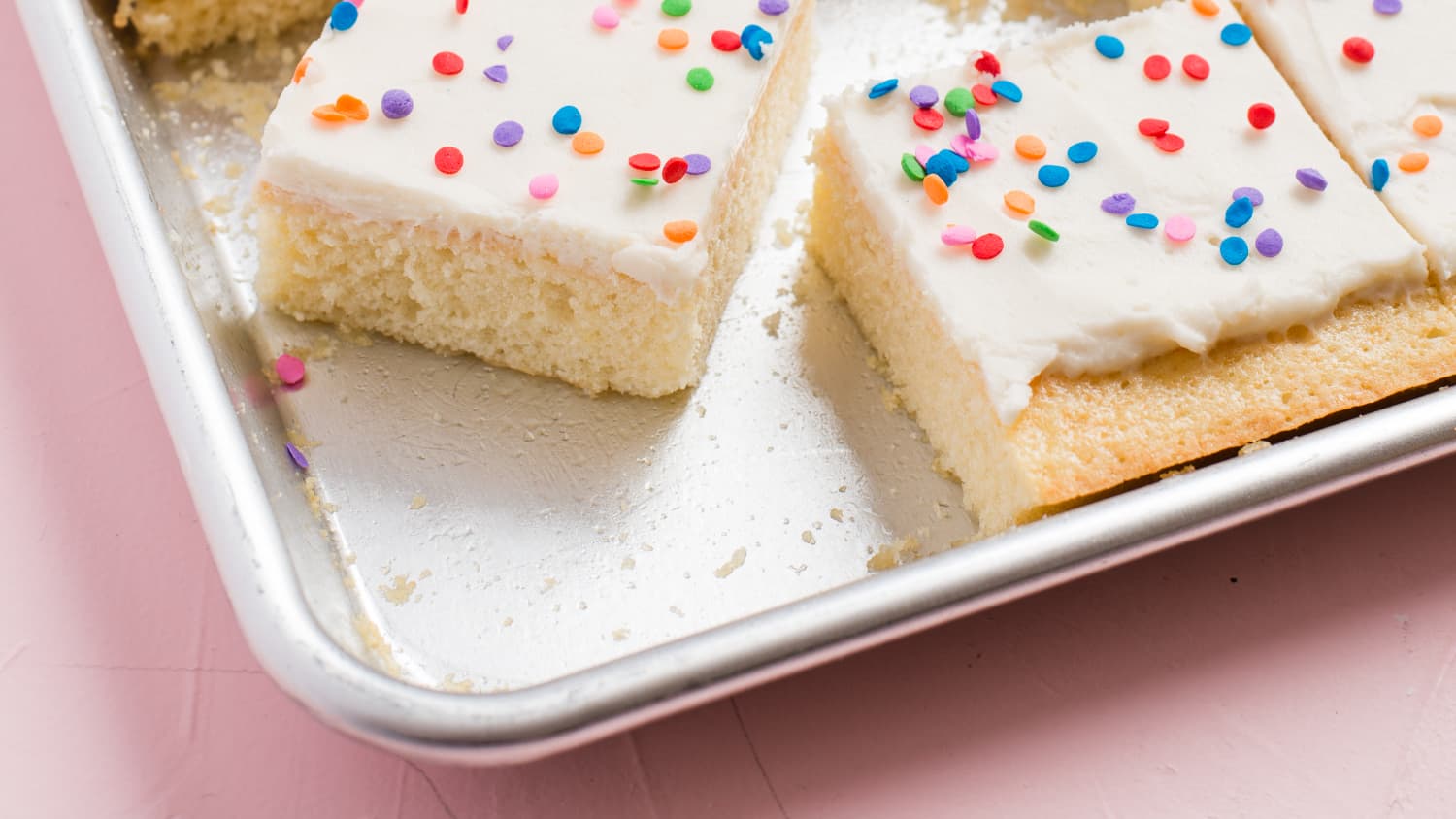 Recipe: One-Bowl Vanilla Sheet Cake
