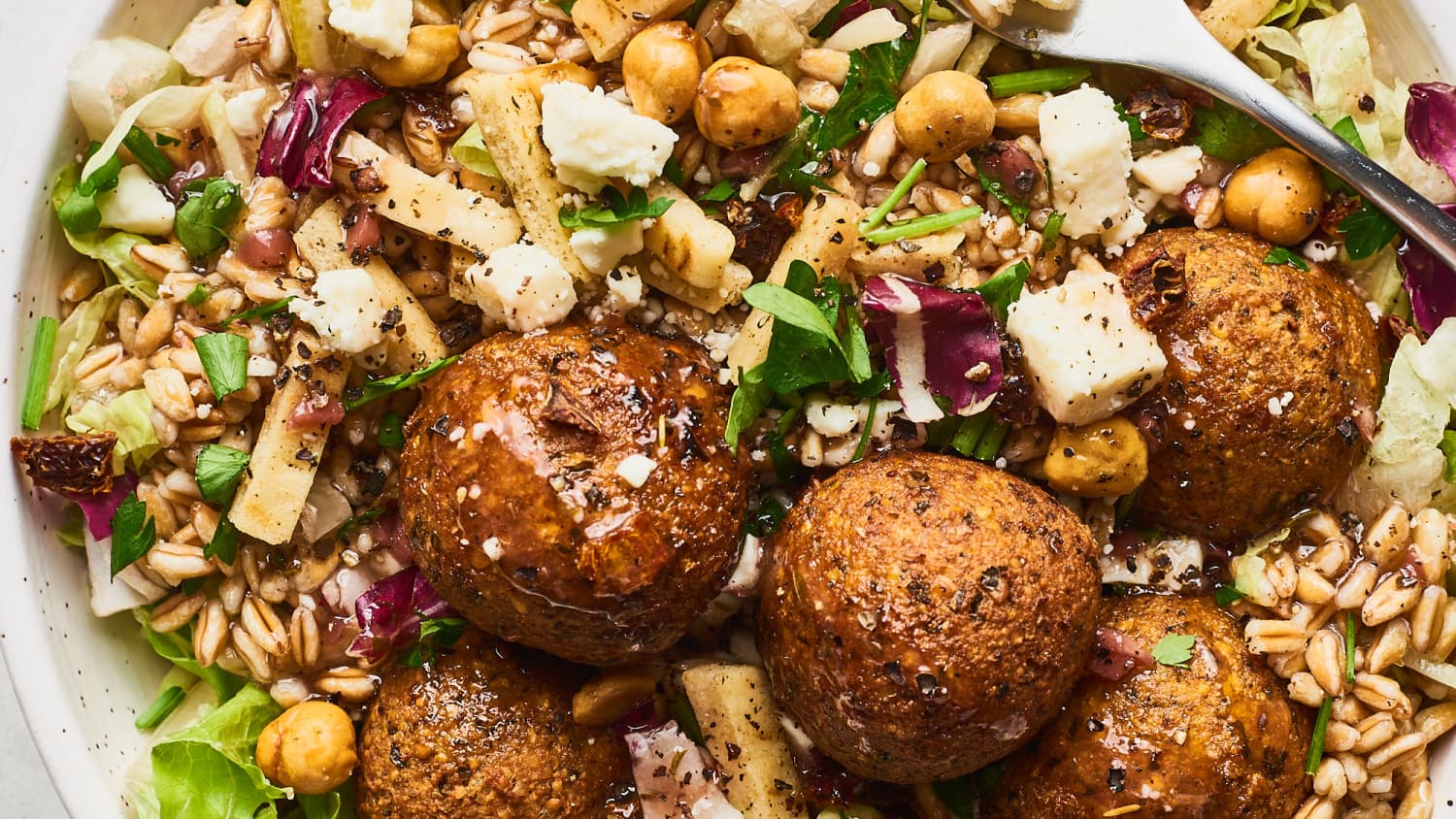Trader Joe S Mediterranean Falafel Salad Idea Kitchn
