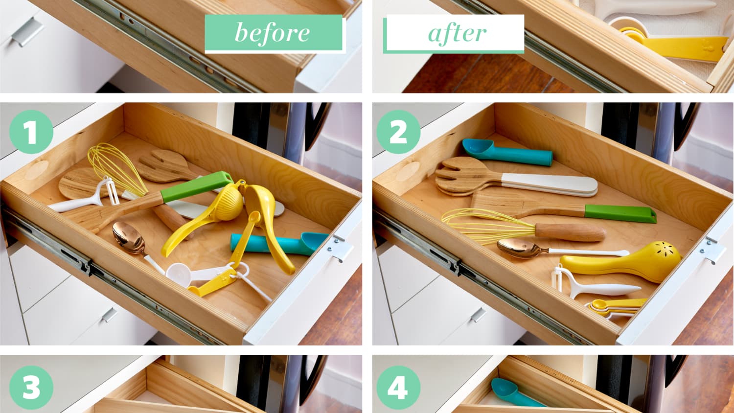 How To Build A Diagonal Drawer Organizer Kitchn