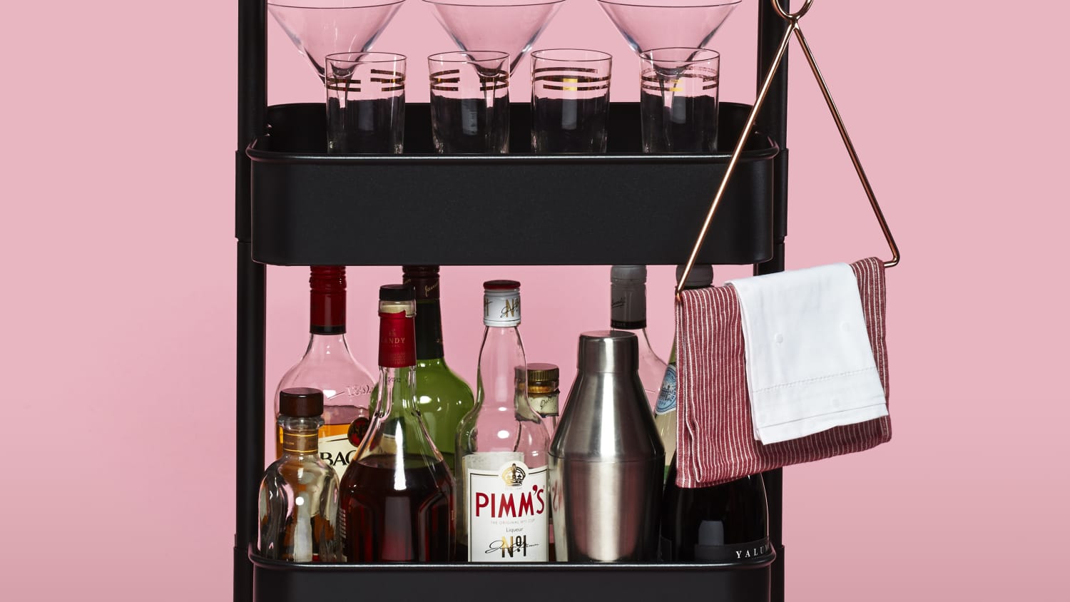 The IKEA RÅSKOG Cart as Home Bar