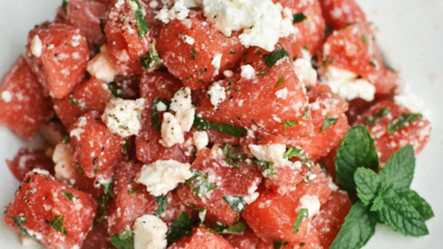Recipe Watermelon Salad With Feta Mint Kitchn