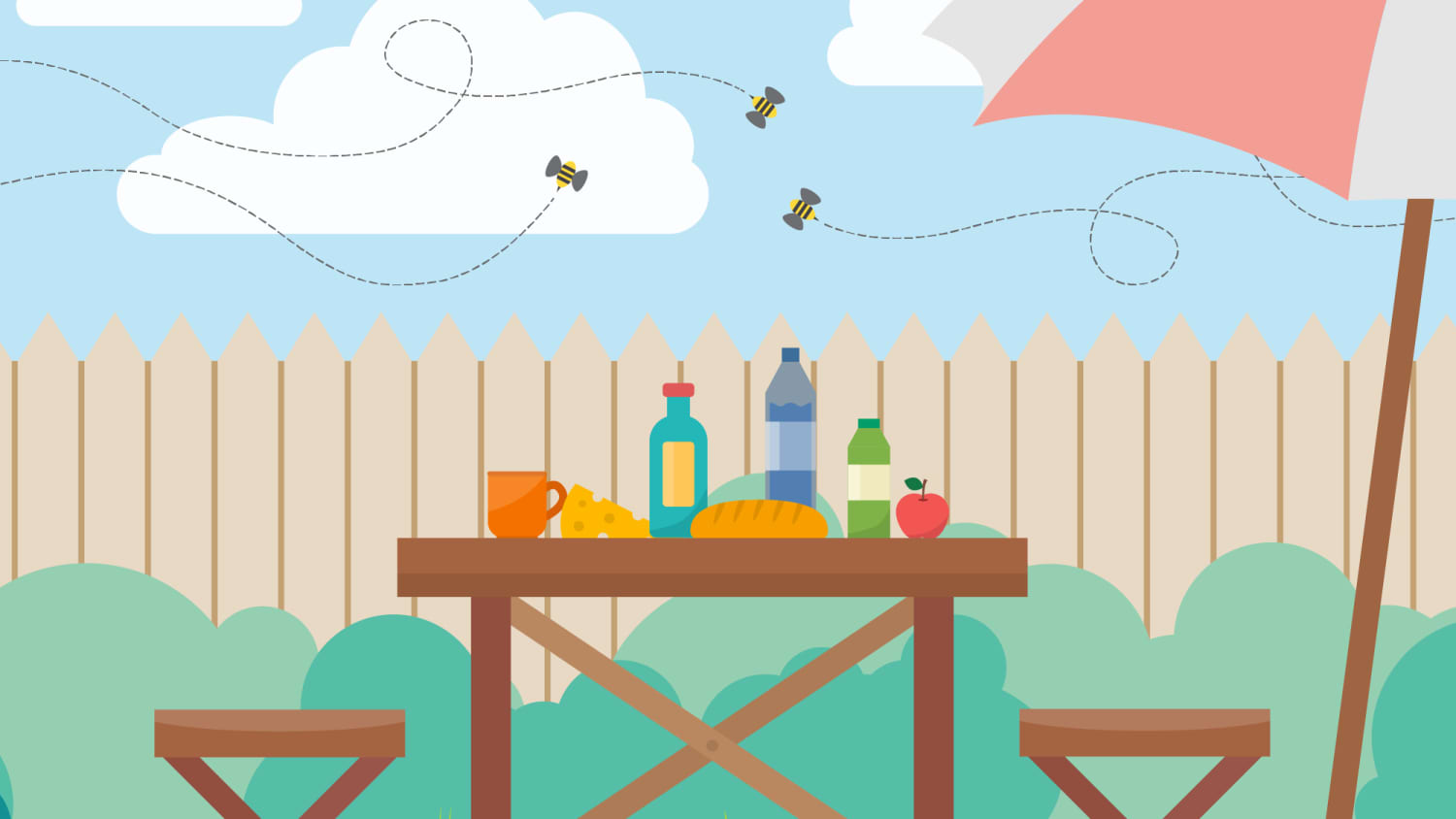 5 Ways To Keep Bees Away When Dining Outside Kitchn