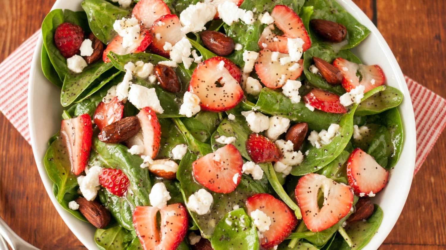 Spinach Strawberry Salad Recipe Poppy Seed Dressing) | Kitchn