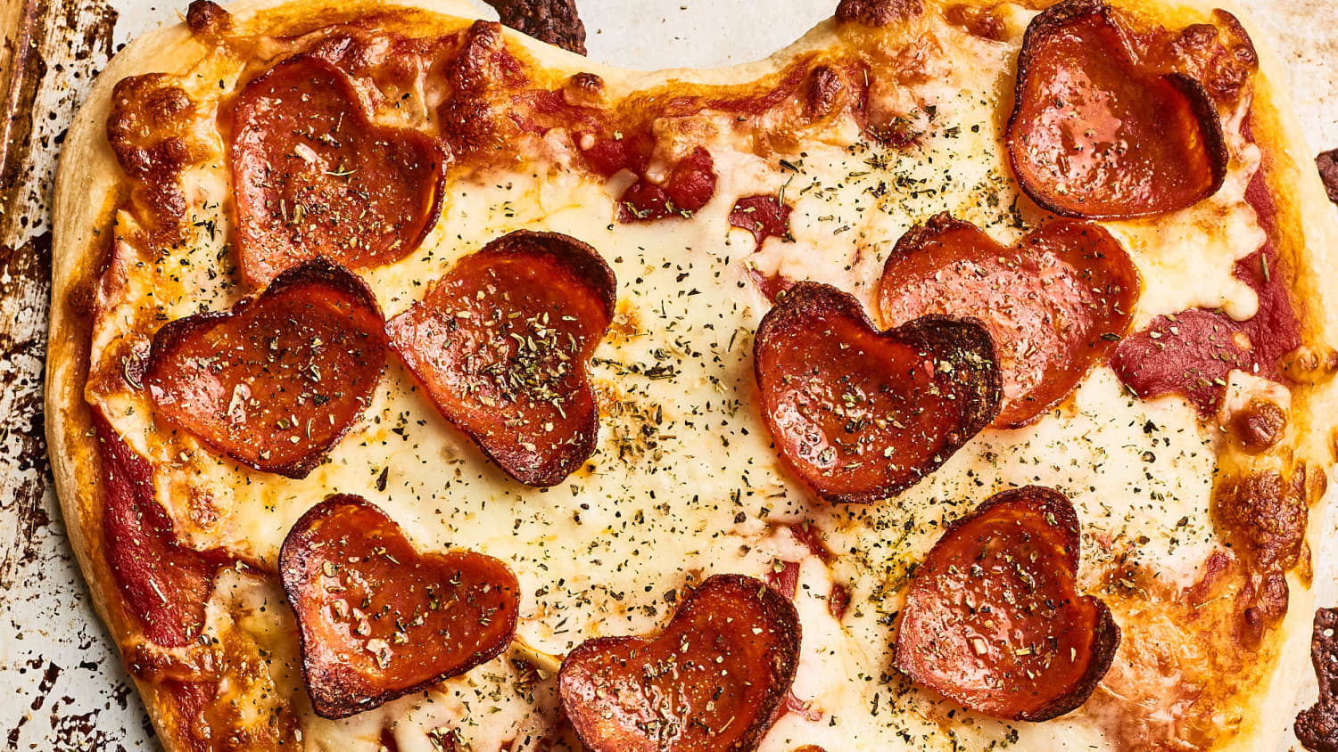 Heart-Shaped Pizza Recipe - How To Make At Home Or Order In - Brit + Co