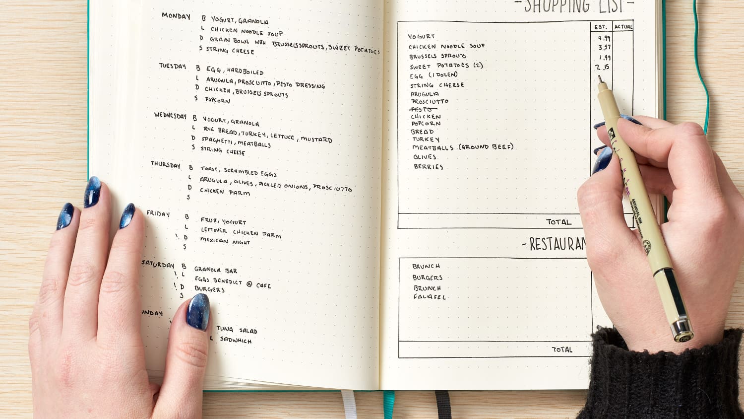 The Best Notebooks To Use For Bullet Journals | The Kitchn