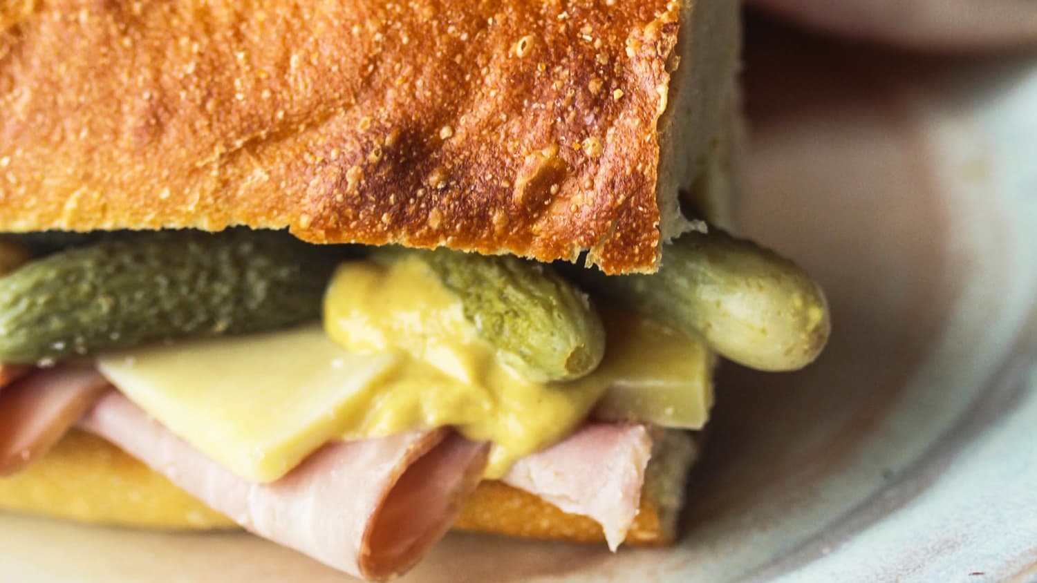 Recipe A Very French Ham And Cheese Baguette Kitchn