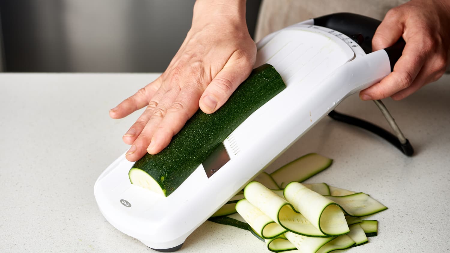 Perfectly Sliced Produce with OXO's Good Grips Hand-Held Mandoline