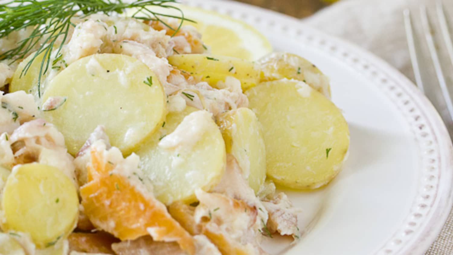 Recipe Smoked Trout Potato Salad With Buttermilk Vinaigrette