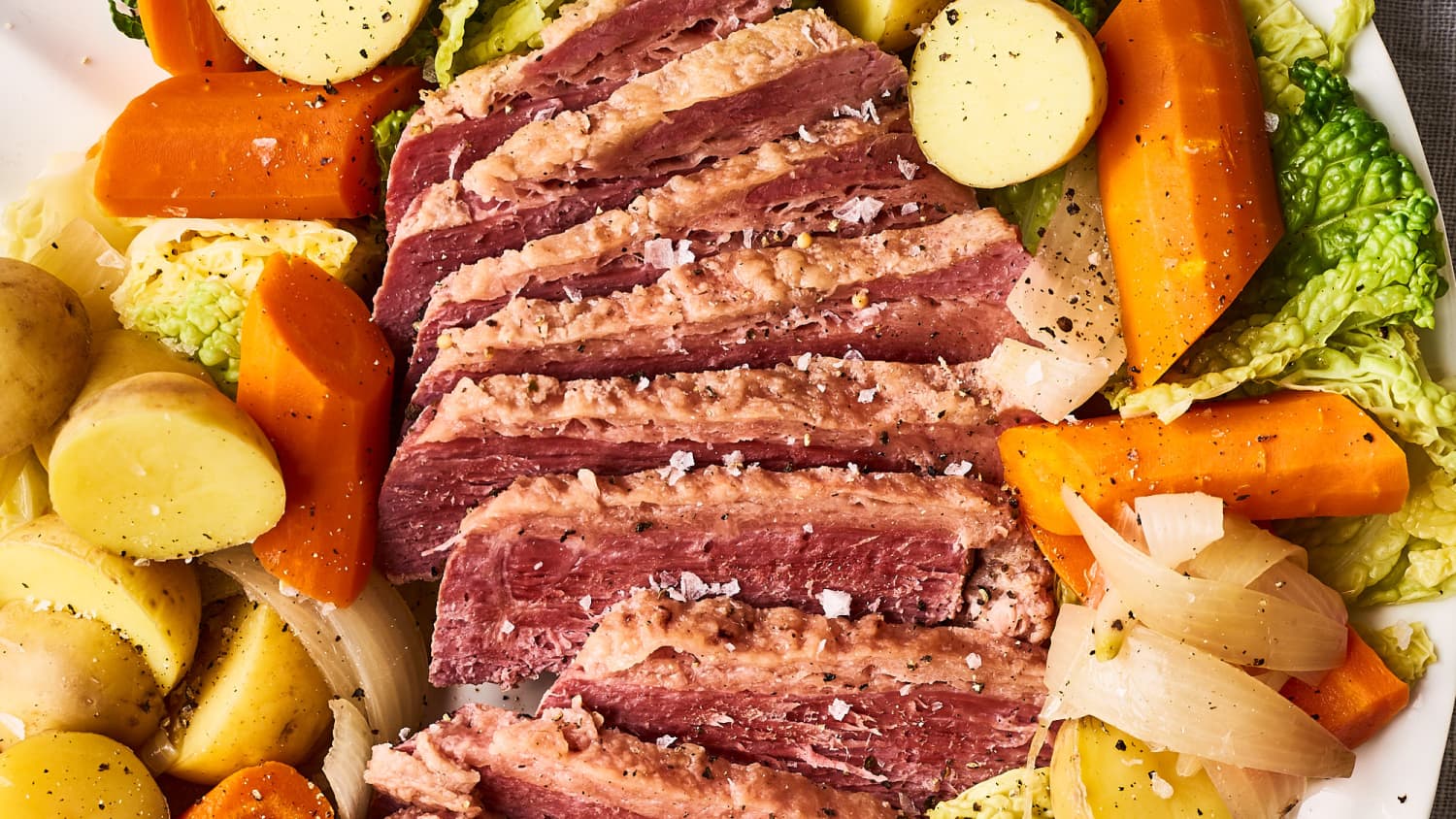 Easy Slow Cooker Corned Beef And Cabbage Kitchn Overall we had a lotta. slow cooker corned beef and cabbage