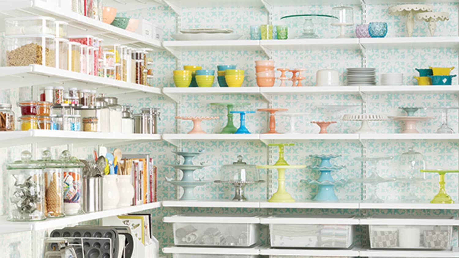 Container store pantry shelves