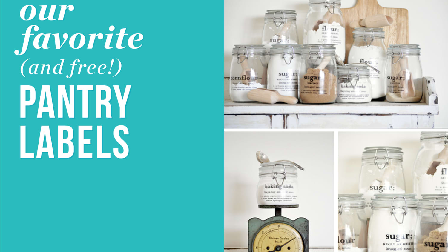 The 5 Cutest Pantry Labels You Can Download For Free Kitchn