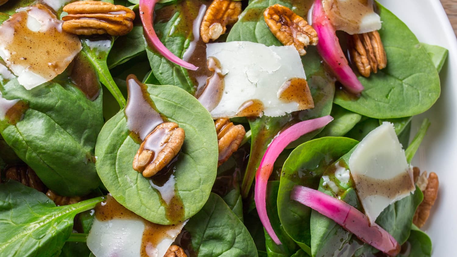 Recipe Spinach Salad With Warm Brown Butter Dressing Kitchn