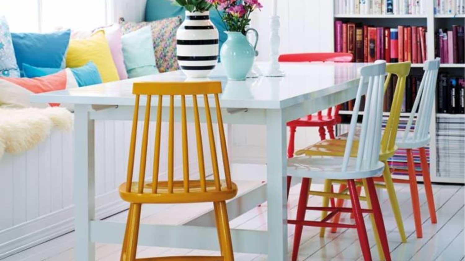 15 Dining Rooms With Brilliantly Colorful Chairs Kitchn