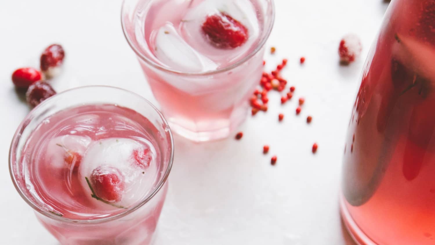 Boxed Wine Pitcher Cocktails Rose Gin Pink Peppercorn Cocktail Kitchn