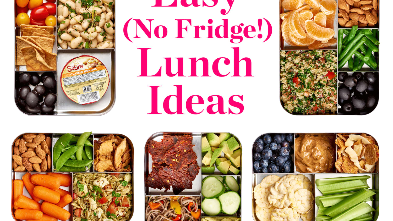Healthy On the Go Packable Lunch Ideas