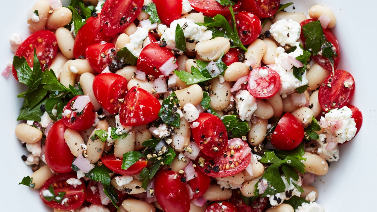Tomato And Feta White Bean Salad Kitchn