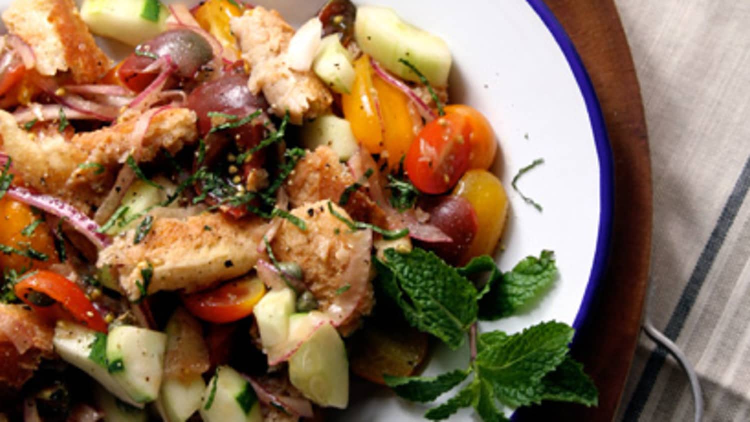 Recipe Panzanella With Mint And Anchovy Kitchn