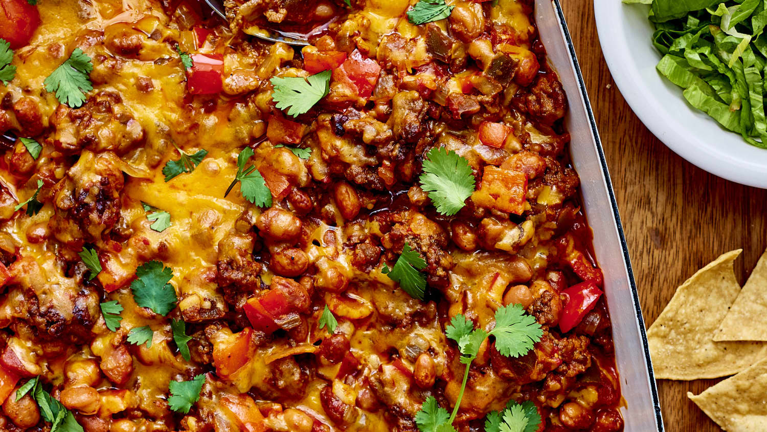 Ground Beef Taco Casserole Recipe (With Beans Veggies) The Kitchn